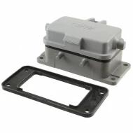 H10B-AD-BO корпус для герметичных разъемов, Base - Panel Mount, Bottom Entry, 10B, IP65