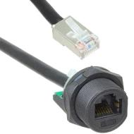 RCP-5SPFFP-SCU7B10 патч-корд, Cat5e, RJ45, 8p8c, 100мм