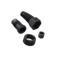 RDP-00AMMA-TLM7001 модульный разъем, RJ45 ASSY DSIZE 3T WITH SR, IP67, неэкранированный, черный