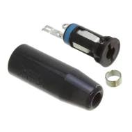 TJ-102 разъем цилиндрический, Phone Jack, Female, Stereo (4 Conductor, TRRS), 4 контакта
