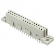 1-1393641-1 разъем DIN 41612, Receptacle, 32 позиции, 2 ряда, шаг 2.54мм