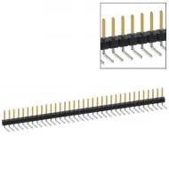 PBC36SBBN разъем, Header, Breakaway, Male Pin, 36 позиций, 2.54мм, 3А
