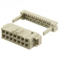 1-215882-4 разъем прямоугольный, Receptacle, IDC, 14 позиций, 2 ряда