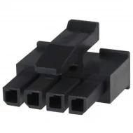 1445022-4 корпус разъема, Micro MATE-N-LOK, 4 позиции, 3 мм, 250 В пост. тока