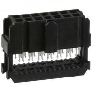 1658621-2 разъем прямоугольный, Receptacle, 14 позиций, 2 ряда, IDC