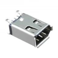 1734290-1 разъем, Firewire (IEEE 1394), 6 контактов, Receptacle, 1 порт