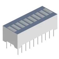 XGVGX10D светодиодный индикатор, 10 сегментов, зеленый, 2В, 10мА