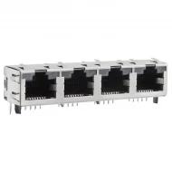 2170359-1 модульный разъем, Jack, 8p8c (RJ45), 4 порта, Cat5