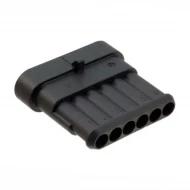 282108-1 корпус разъема, AMP Superseal 1.5mm Series, 6 позиций, 6 мм шаг, 24 В пост. тока, 14 А
