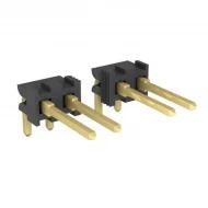 4-87233-0 прямоугольный разъем, Header, Male Pin, 40 позиций, 2.54мм, 3А