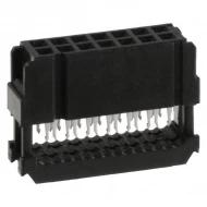 499997-2 разъем прямоугольный, Receptacle, 14 позиций, 2 ряда, IDC, 26-28 AWG
