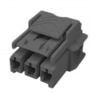 5-2232265-3 прямоугольный разъем питания, Housing, Plug, 3 позиции, 6 мм, 600В