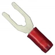52410-1 клемма, Spade, 16-22AWG, #8 Stud, изолированная