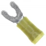 52942 клемма, лопатка, 10-12AWG, #8 Stud, желтый