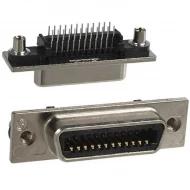5554501-1 разъем centronics, Receptacle, 24 позиции, 2 ряда, Gold