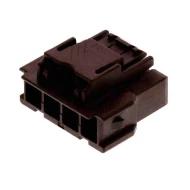 6-2232265-4 прямоугольный разъем питания, Plug, 4 позиции, 6.00мм, 600В