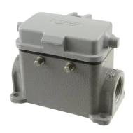 H10B-SDR-BO-2PG16 корпус разъема, Base - Box Mount, Side Entry, 10B, PG16