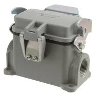 H10B-TSH-PG21 корпус разъема, Hood, Side Entry, 10B, PG21