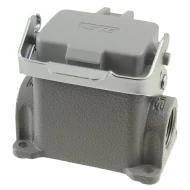 H6B-SDR-2PG16 корпус для герметичных разъемов, Base - Box Mount, Side Entry, 6B, PG16