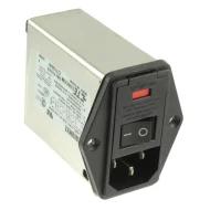 PE0S0DMXE разъем IEC, IEC 320-C14, 10А, 120/250В AC