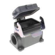 T1620063121-000 разъем, H6B-SDR-PG21, Base - Box Mount, Side Entry, PG21