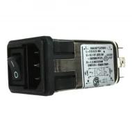 10CFS1 модуль ввода питания, IEC 320-C14, 10А, 120/250В AC, DPST