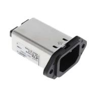 10IHE1 разъем входной, IEC 320-C18, 10А, 120/250В AC, Filtered (EMI, RFI)