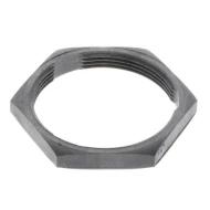 2411-001-2405 аксессуар для разъемов, Hex Nut, размер вставки 24, Polyetherimide (PEI), Black