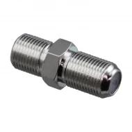 25-7200L переходник для ВЧ соединителей, Jack to Jack, F to F, 75Ом, 750 МГц