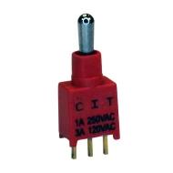 BST11T2ACR переключатель тумблерный, SPDT, On-On, 3А, 120В AC, 28В DC