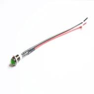 LM1-5-W-G светодиодный индикатор, LED, зеленый, 3.2В, 20мА, 8000мкд