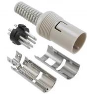 15GM7MX соединитель круглый, Plug, Male Pins, 7 позиций, DIN (270 Degree)