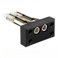2300X коммутационная панель, Telephone Jack Panel, 1/4" Phone Jack, 2 позиции, 1 ряд