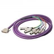 DB25M10XLRM кабельная сборка, D-Sub 25 pos Male to XLR Male (8), 3.05м, неэкранированный