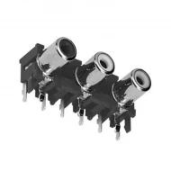 PJRAN3X1U03X разъем RCA, Phono (RCA) Jack, Female, Mono, 3.20мм ID, 34В, 2А