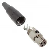 TA3FX разъем круглый, Mini XLR, 3 позиции, 5А, 125В AC
