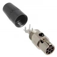 TA6FLX соединитель, Mini XLR, 6 позиций, 1.5А, 125ВAC