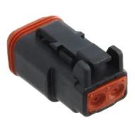 DT06-2S-CE06 соединитель прямоугольный, Plug, Female Socket, 2 позиции, 0.5А