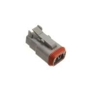 DT06-2S-C015 соединитель прямоугольный, Plug, Female Socket, 2 позиции, 1 ряд