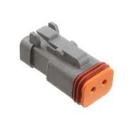 DT06-2S-C017 соединитель, CONN PLUG HSG 2POS, Plug, Female Socket, 2 позиции
