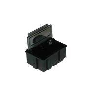 SM0874 контейнер ESD, Box, Bin, Closable, пластик, проводящий, с крышкой