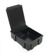 SM0875 контейнер антистатический, Box, Closable, пластик, проводящий