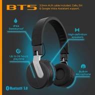 BT5, наушники беспроводные накладные