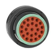 HDP26-24-23SN соединитель, Plug Housing, 23 позиции, Crimp, IP68