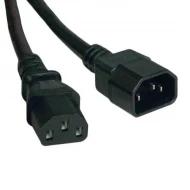 P004-004 шнур питания, IEC320C14 - IEC320C13, 100-250В, 10А, 3 проводника