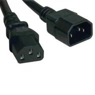 P004-015 шнур питания, IEC 320-C14 - C13, 100-250В, 10А, 18 AWG