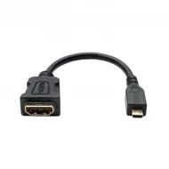 P142-06N-MICRO кабель HDMI, HDMI-A F - Micro HDMI-D M, 152.40мм, экранированный