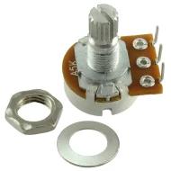P160KNPD-4QA15A5K потенциометр поворотный, 5кОм, 0.1Вт, Logarithmic