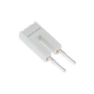 2001-402 клеммный блок, PUSH-IN TYPE JUMPER BAR, 2 позиции, Flat Pins