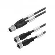 1005461000 кабельная сборка, M12 / M12, 3-контактный, 10м, 250В, 4А
